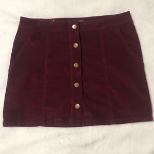 Altar’d state Maroon skirt